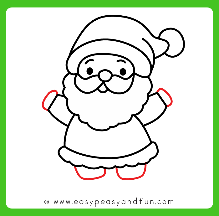 Santa Claus coloring pages for kids - DDC123-anthinhphatland.vn