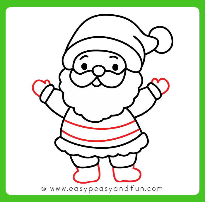 Santa Claus Drawing On Paper Background, Santa Drawing Picture, Christmas,  Drawing Background Image And Wallpaper for Free Download