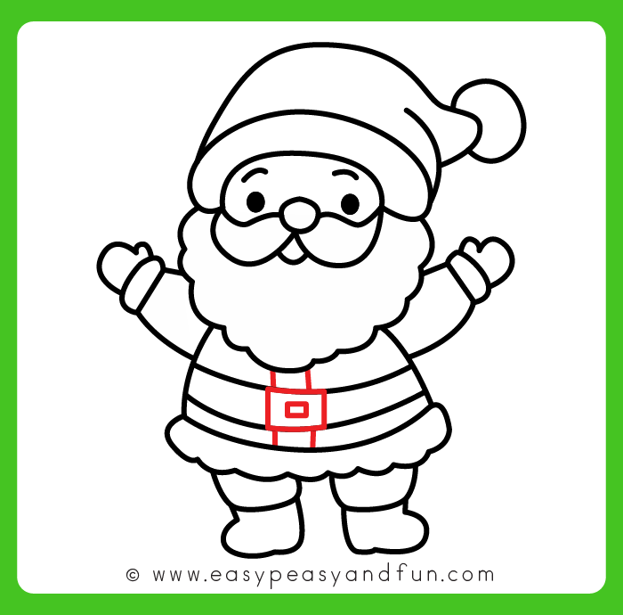 How To Draw Santa Claus - 7 Easy Drawing Steps-anthinhphatland.vn