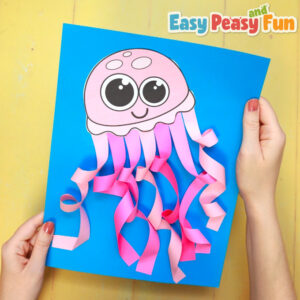 Swirly Paper Jellyfish Craft