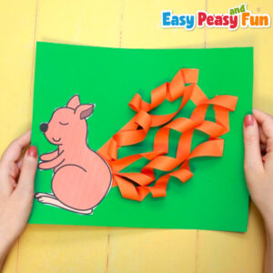 Swirly Paper Squirrel Craft