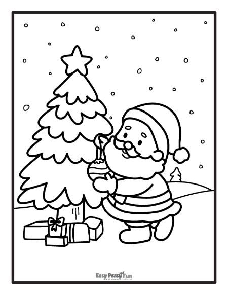 Decorating an Xmas Tree Image to Color