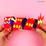 DIY Toilet Paper Roll Chinese Dragon