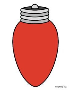 Free Printable Christmas Light Templates - Easy Peasy and Fun