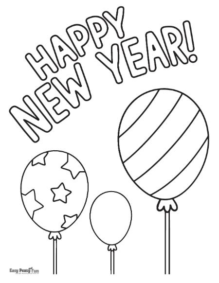 Happy New Year drawing stock photo. Image of crayon, concept - 83771494-saigonsouth.com.vn
