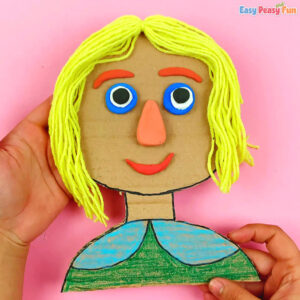 Playdough Self Portraits