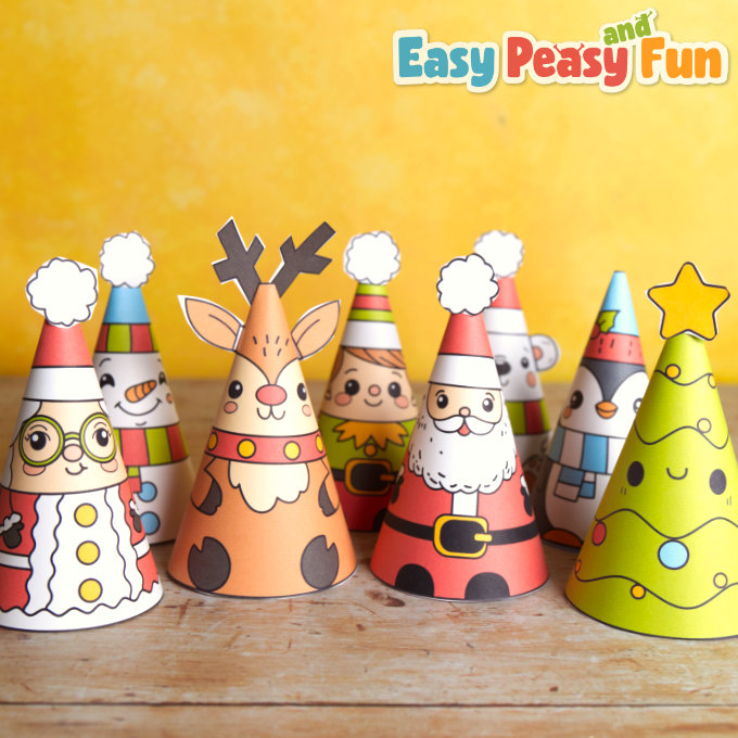 Printable Christmas Cones