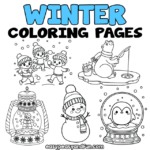 Printable Winter Coloring Sheets
