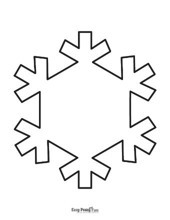 Snowflake Outline Giant 3