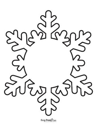 Snowflake Outline Giant 6