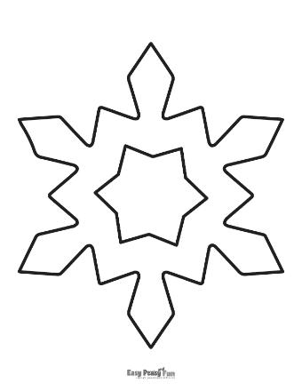 Snowflake Outline Giant 7