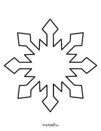 Snowflake Outline Giant 8