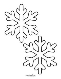 Free Printable Snowflake Templates - Easy Peasy and Fun