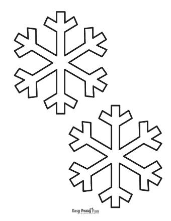 Snowflake Outline Large 2