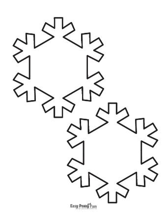 Snowflake Outline Large 3