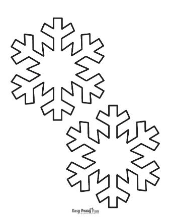 Snowflake Outline Large 4