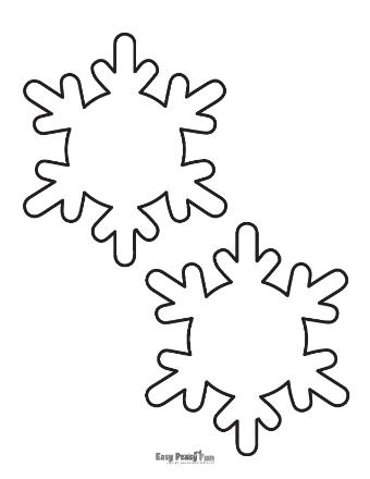 Snowflake Outline Large 5