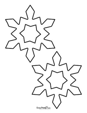 Snowflake Outline Large 7