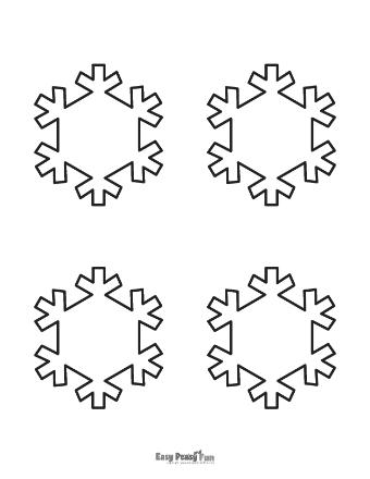 Snowflake Outline Small 3