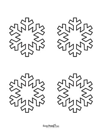 Snowflake Outline Small 4