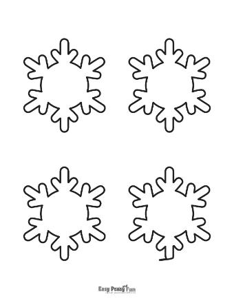 Snowflake Outline Small 5