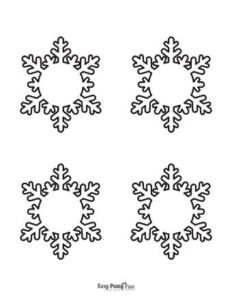 Free Printable Snowflake Templates - Easy Peasy and Fun