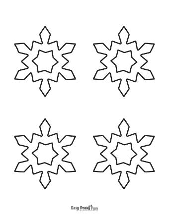 Snowflake Outline Small 7