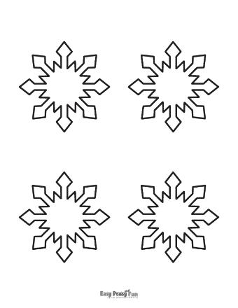 Snowflake Outline Small 8