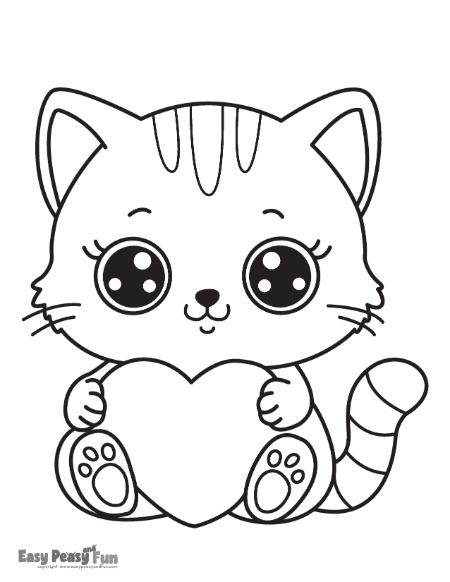 Printable Heart Coloring Pages – Lots of Free Sheets - Easy Peasy and Fun