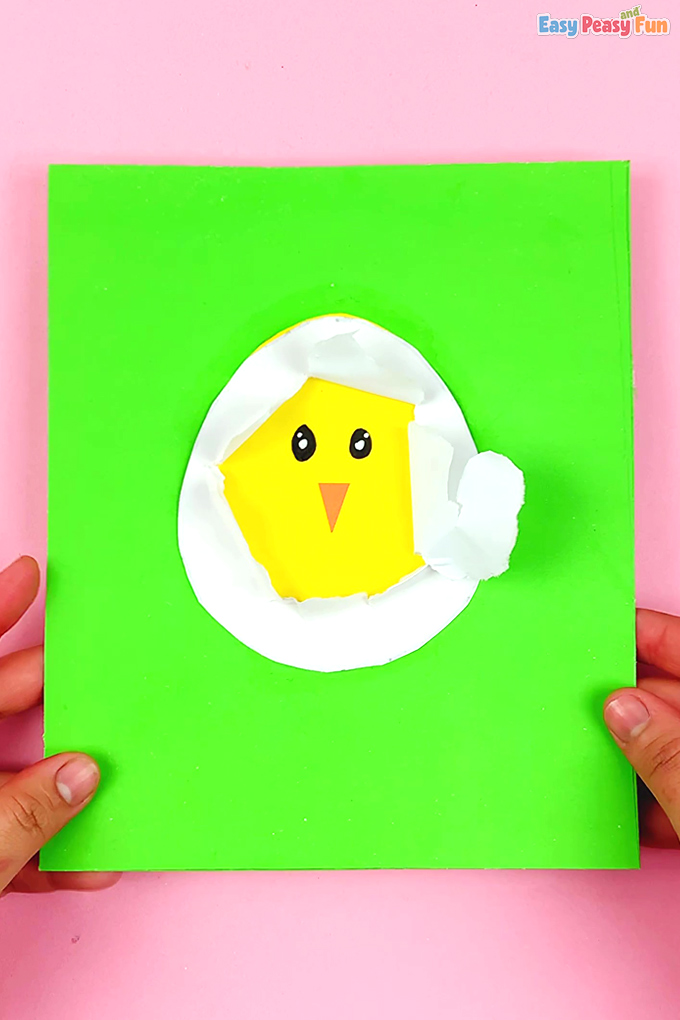 DIY Hatching Chick Easter Craft