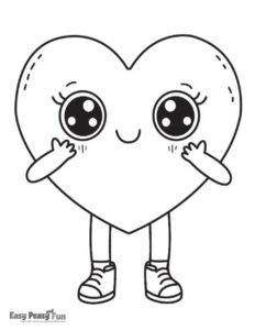 Printable Heart Coloring Pages – Lots of Free Sheets - Easy Peasy and Fun