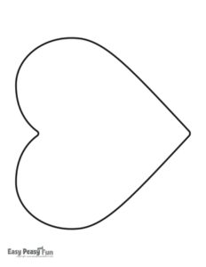 Free Printable Heart Templates - Easy Peasy and Fun