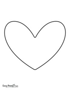 Free Printable Heart Templates - Easy Peasy and Fun