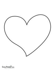Free Printable Heart Templates - Easy Peasy and Fun