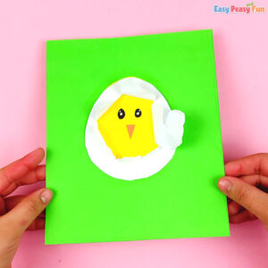 Paper Hatching Chick Easter Craft