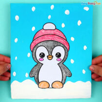 Penguin in the Snow Craft Idea