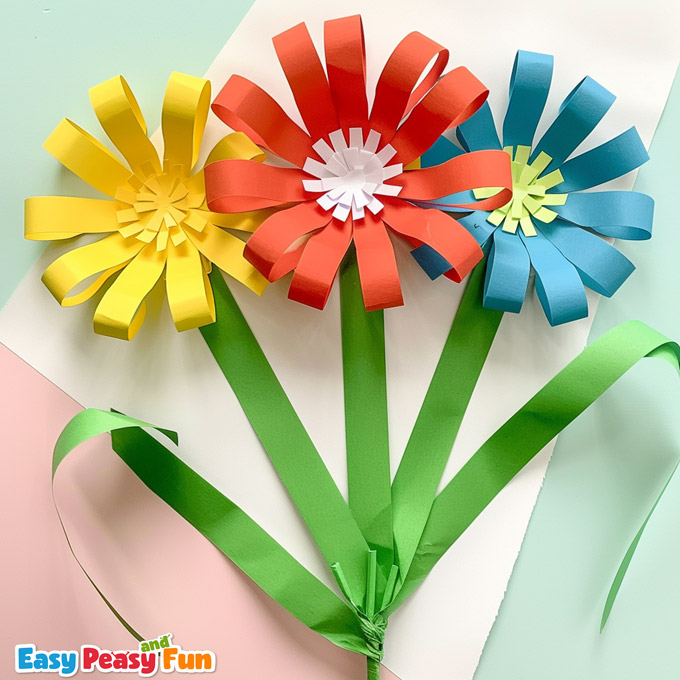 How To Make Paper Flowers Step By Step Easy For Kids Tinker Bell Kids