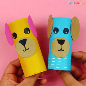 Cute TP Roll Dog Craft