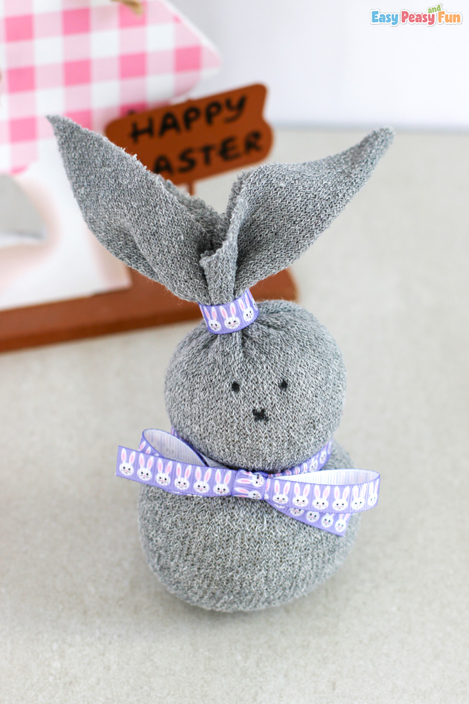 Easy Sock Bunny Craft
