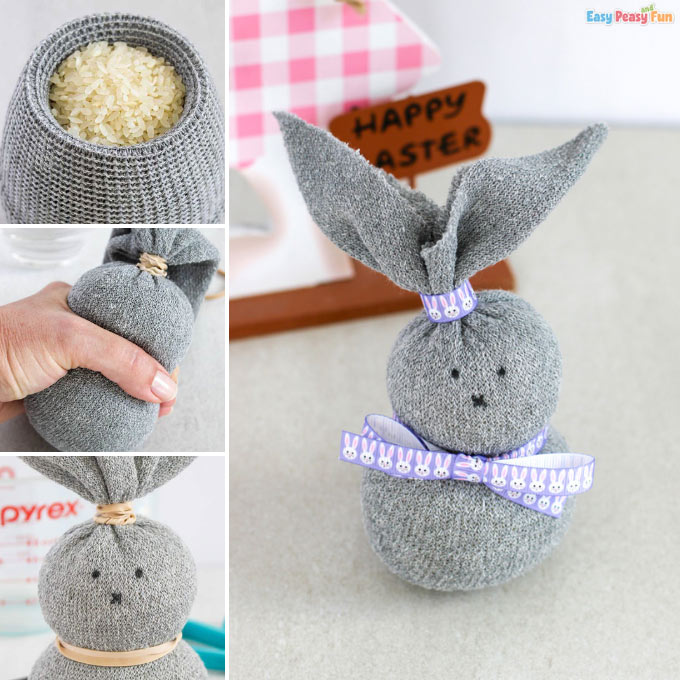 How to Make a Sock Bunny Idea