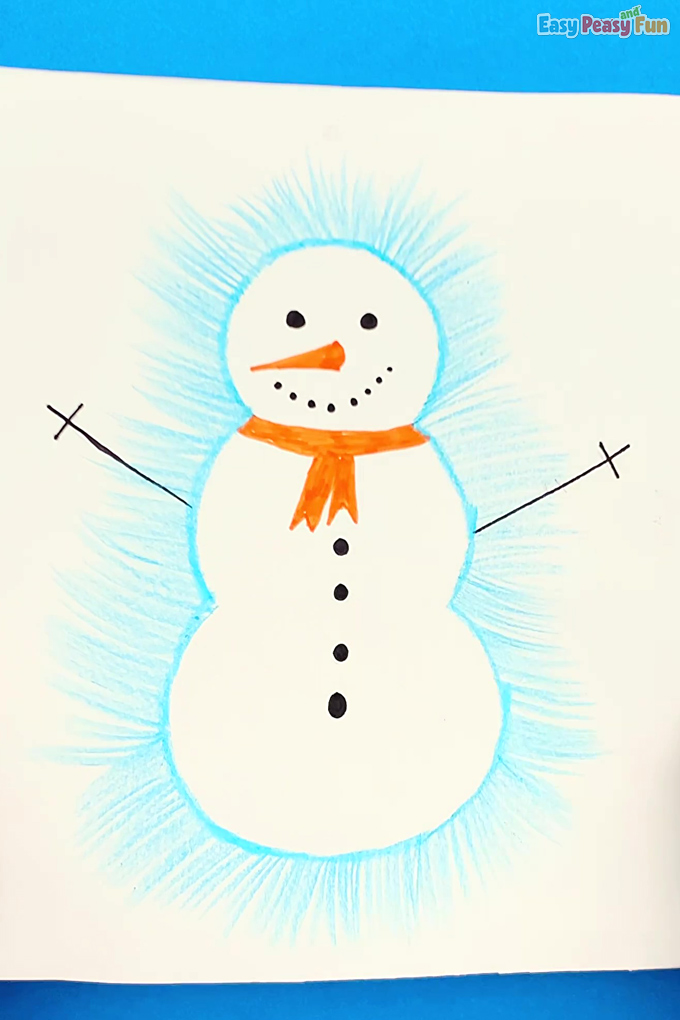 Snowman Silhouette Craft
