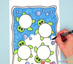 3D Turtles Paper Craft - Easy Peasy and Fun