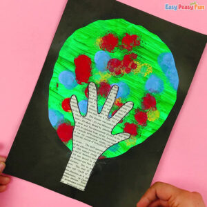 Tree Handprint Art for Kids