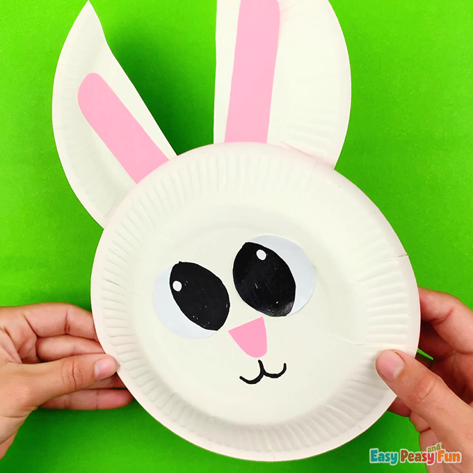 DIY Paper Plate Bunny
