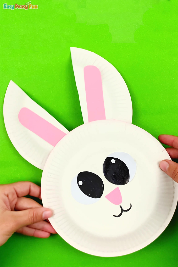 DIY Paper Plate Rabbit