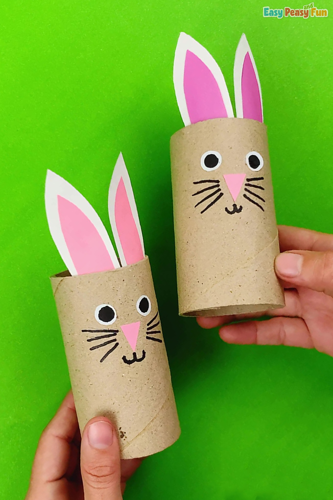 Easy Toilet Paper Roll Bunny