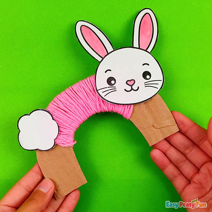 Easy Yarn Bunny Craft