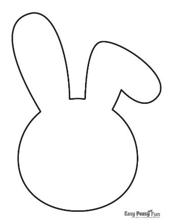 Blank Giant Bunny Outline 3