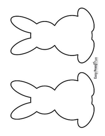 Blank Large Bunny Outline 5