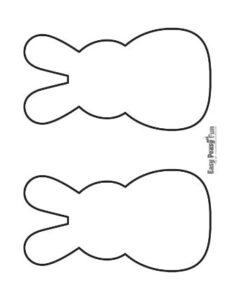 Bunny Layout Free Printable Bunny Templates for Crafts - Easy Peasy and Fun